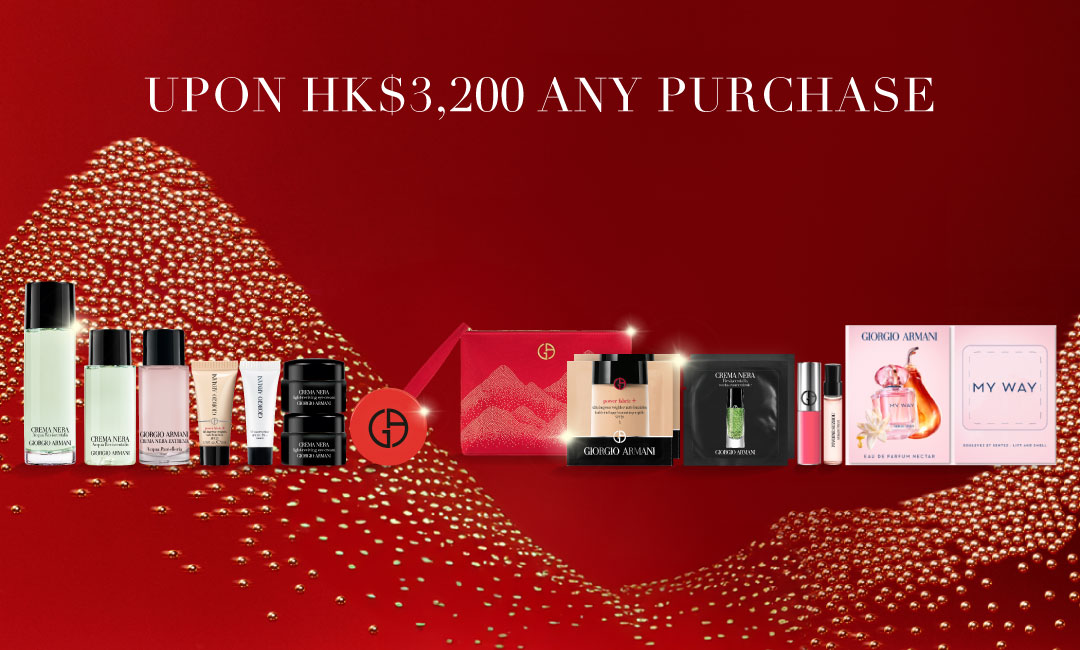 UPON PURCHASE OF HK$3,200*